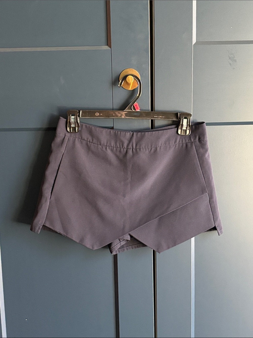 Women's Navy Asymmetrical Skort